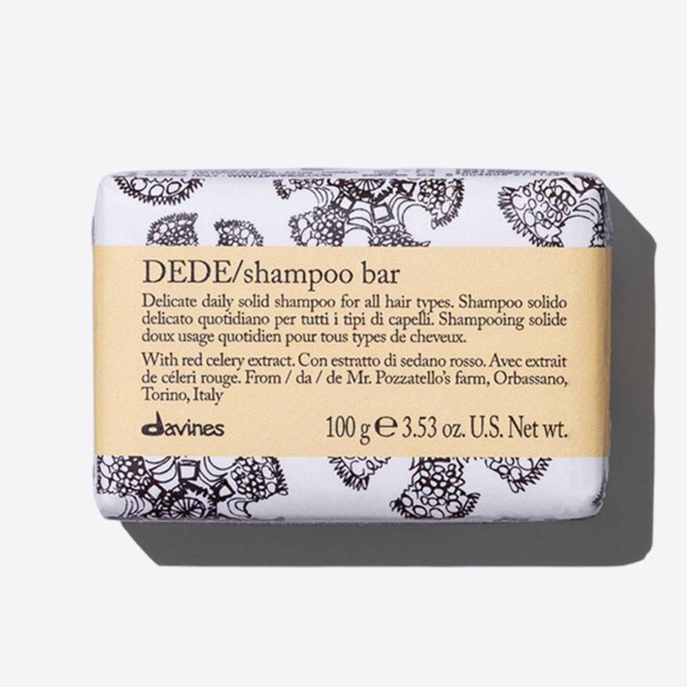 Davines Dede Shampoo Bar with Bar Case